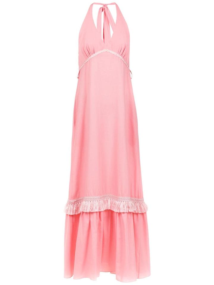 Clube Bossa Halterneck Demuze Dress - Pink & Purple