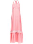 Clube Bossa Halterneck Demuze Dress - Pink & Purple