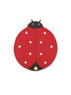Sarah Chofakian Mirror With Case - Red
