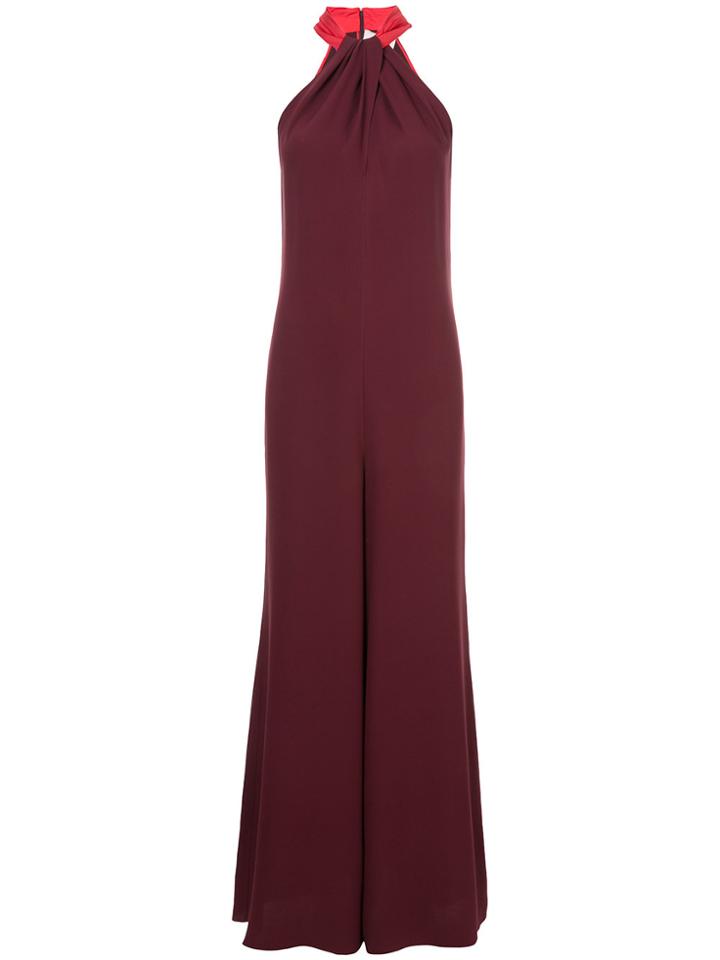 Roksanda Halterneck Jumpsuit - Red