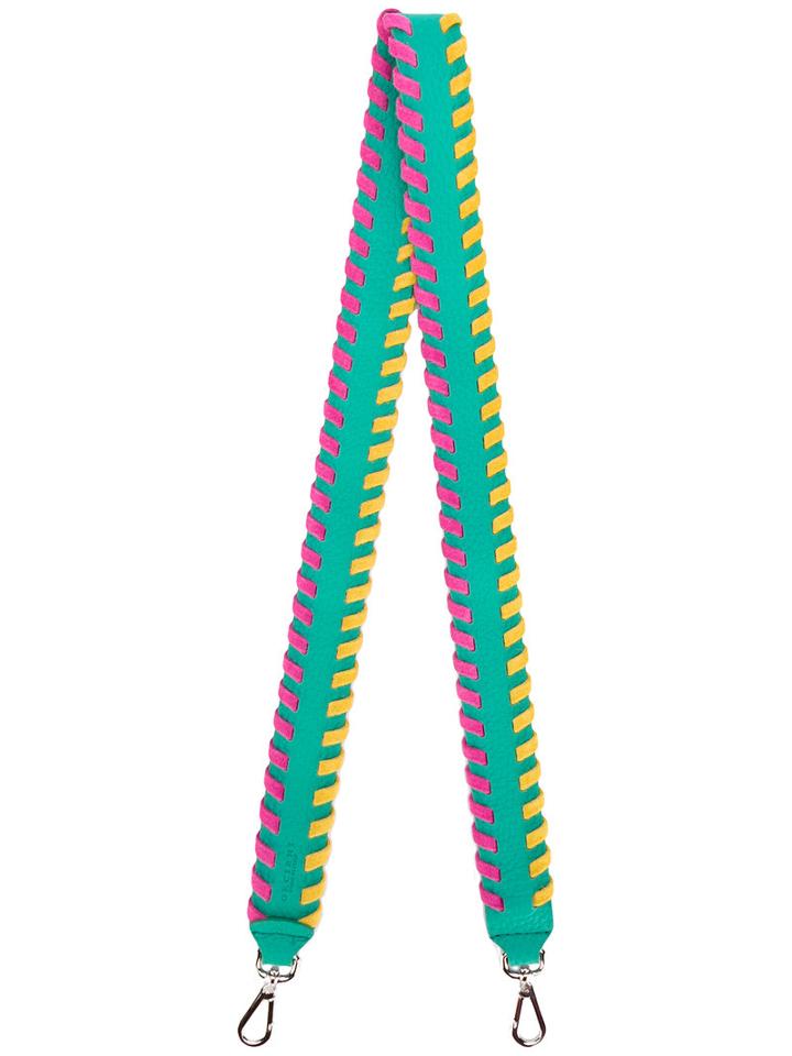 Orciani - Stitched Detachable Shoulder Strap - Women - Leather - One Size, Green, Leather