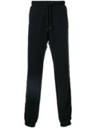 Marcelo Burlon County Of Milan - Mako Track Pants - Men - Cotton/polyester/spandex/elastane - S, Black, Cotton/polyester/spandex/elastane