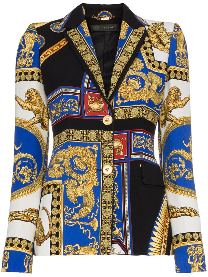 Versace Baroque Printed Blazer - Unavailable