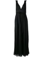 Marco Bologna - Empire Line Evening Dress - Women - Silk - 46, Black, Silk