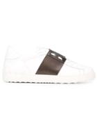 Valentino Open Sneakers, Men's, Size: 45, White, Leather/rubber