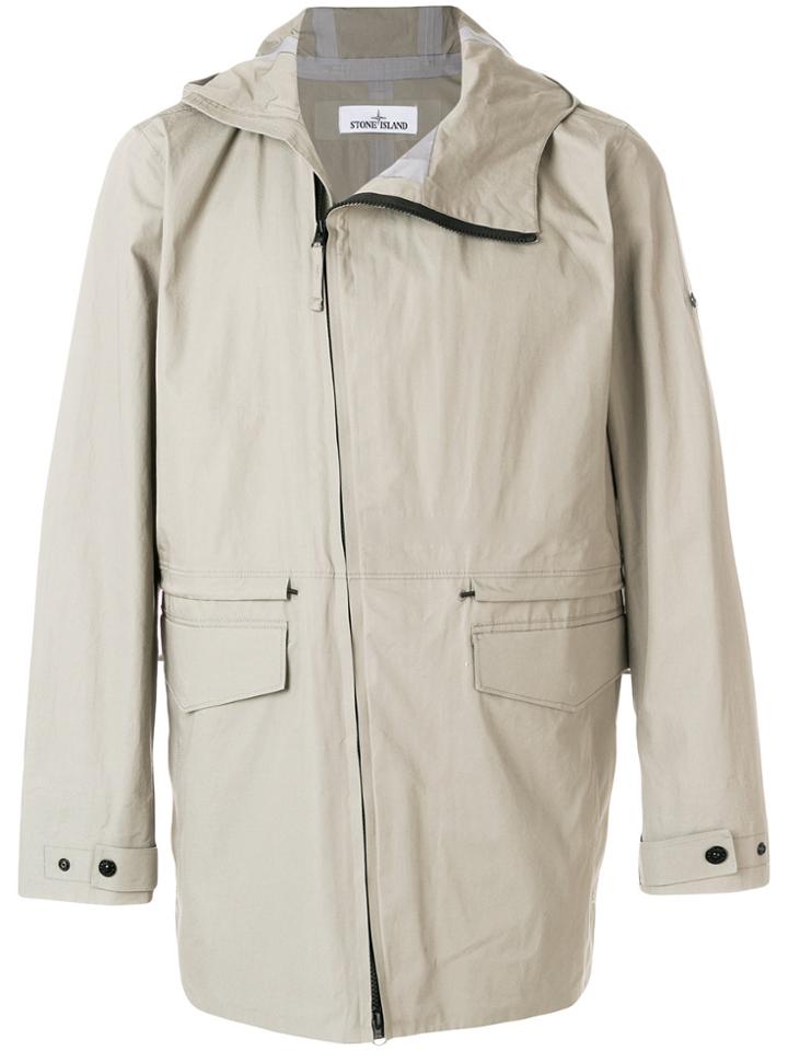 Stone Island Classic Zipped Jacket - Green