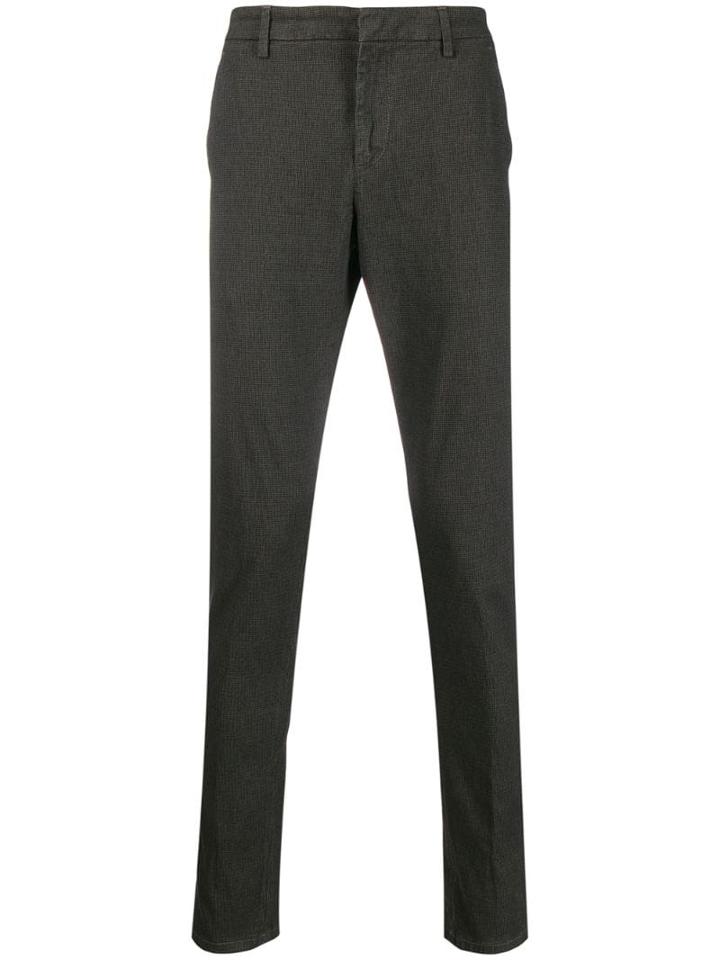 Dondup Straight Leg Trousers - Brown