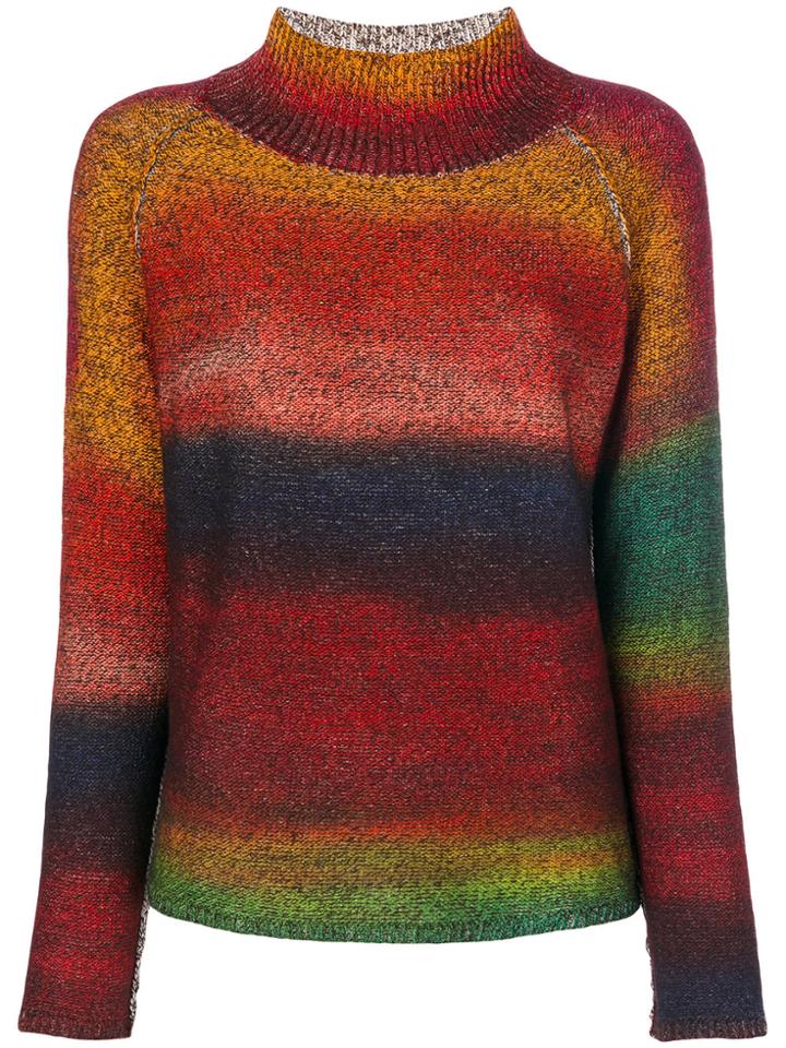Etro Striped Turtleneck Jumper - Multicolour