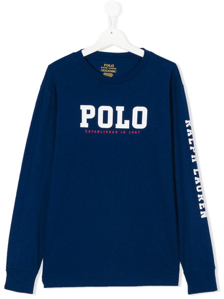 Ralph Lauren Kids Branded Top - Blue