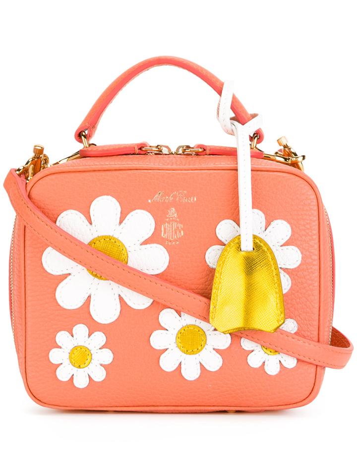 Mark Cross Floral Print Bag - Yellow & Orange