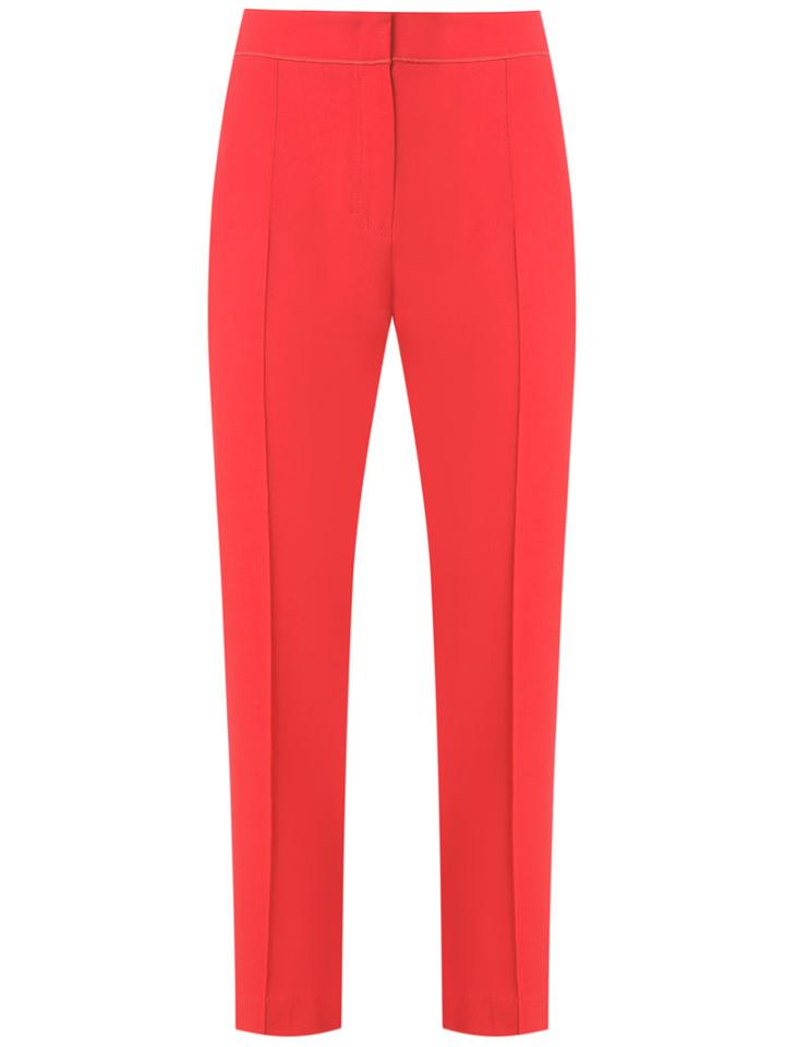 Talie Nk Straight Trousers, Women's, Size: 36, Red, Acetate/viscose