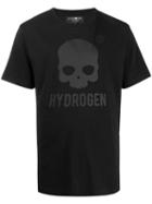 Hydrogen Printed Logo T-shirt - Black