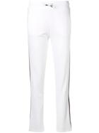 Quantum Courage Side Stripe Track Pants - White