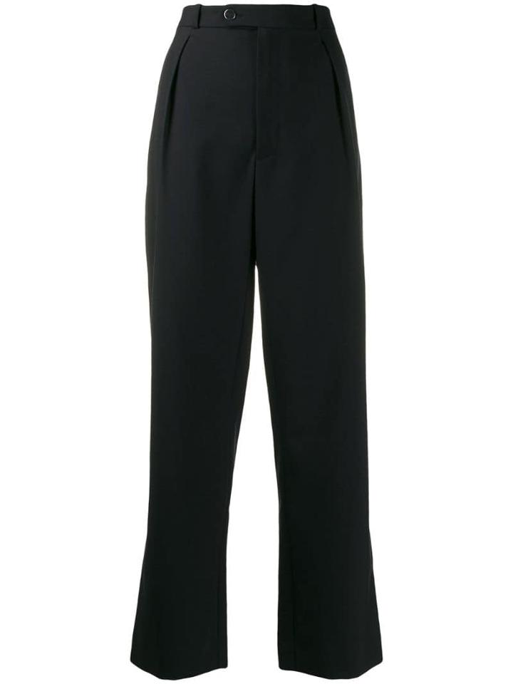 Roseanna High-waisted Reversible Trousers - Blue