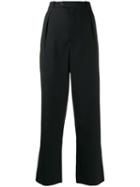 Roseanna High-waisted Reversible Trousers - Blue