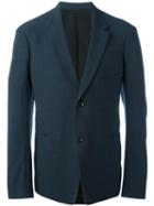 Lemaire Single Breasted Blazer, Men's, Size: 50, Blue, Wool/spandex/elastane/cotton