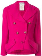 Chanel Pre-owned Slim Double Breasted Jacket - Pink