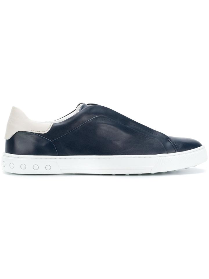 Tod's Slip-on Laceless Sneakers - Blue