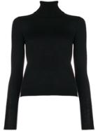 Pierantoniogaspari Ribbed Turtleneck Sweater - Black