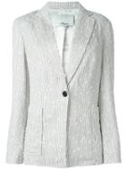 3.1 Phillip Lim Bouclé Blazer, Women's, Size: 6, Nude/neutrals, Silk/cotton/acrylic/polyester