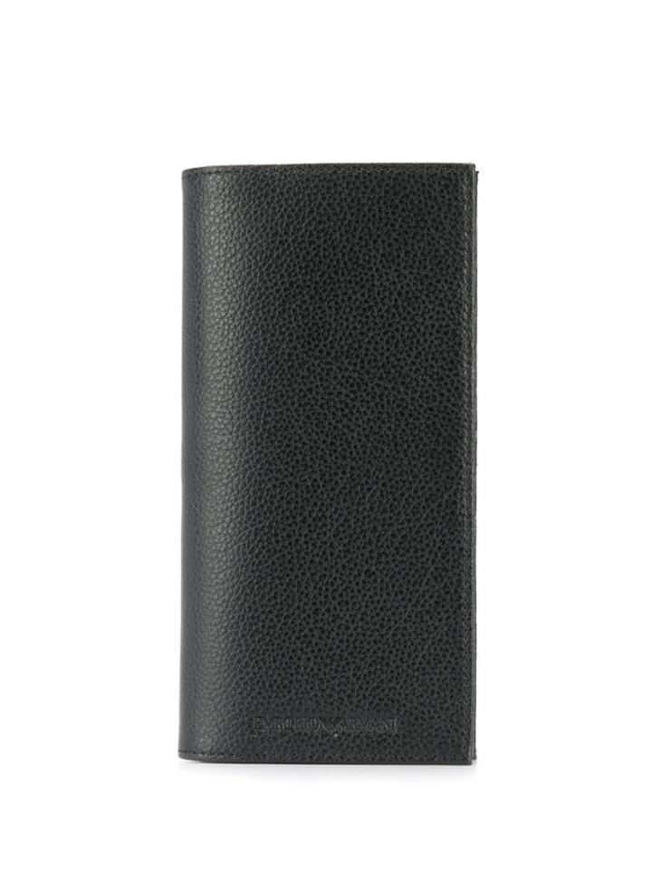 Emporio Armani Flap Wallet - Black