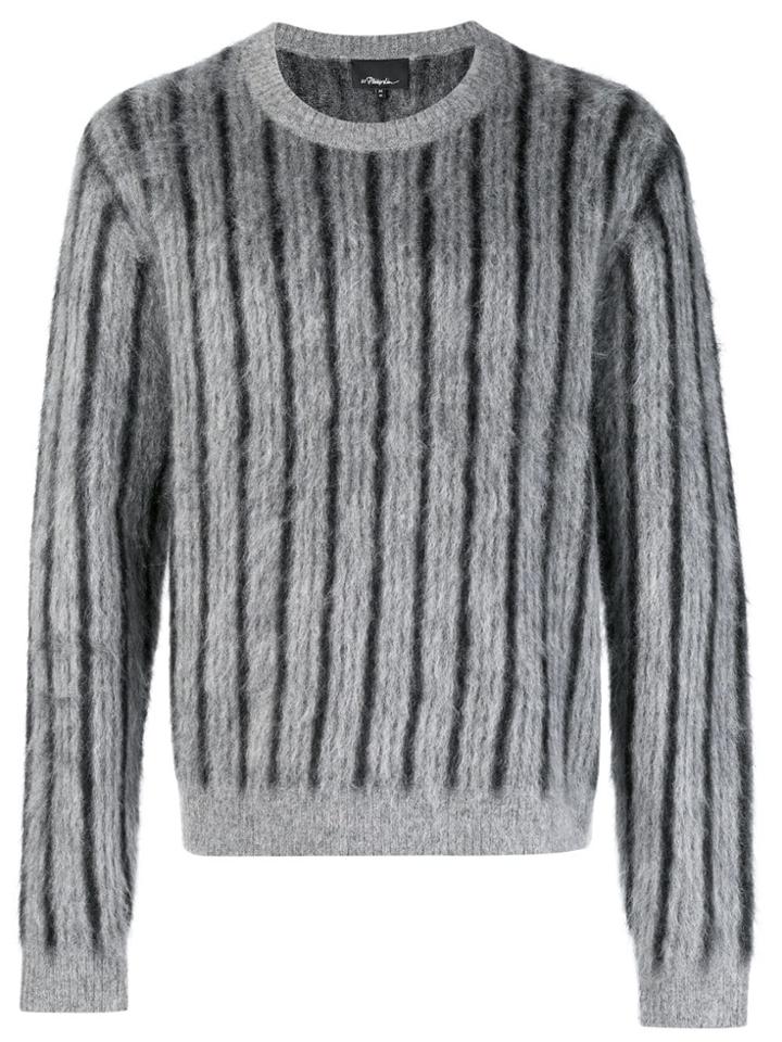Mumofsix Striped Jumper - Grey