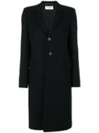 Saint Laurent - Classic Chesterfield Coat - Women - Silk/cotton/wool - 40, Black, Silk/cotton/wool