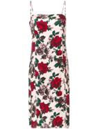 Equipment Floral Midi Shift Dress - Pink & Purple