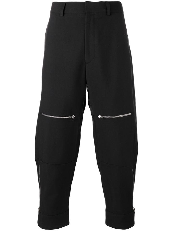 Stella Mccartney Zip Knee Trousers - Black