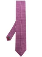 Salvatore Ferragamo Micro Patterned Tie - Pink