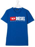 Diesel Kids Denim Division T-shirt - Blue