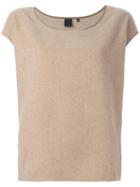 Aspesi Boat Neck Knitted Top, Women's, Size: 36, Nude/neutrals, Silk/cashmere