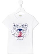 Kenzo Kids Tiger T-shirt, Girl's, Size: 10 Yrs, White