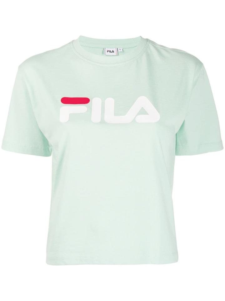 Fila Logo Cropped T-shirt - Green