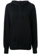 Rito Drawstring Front Pocket Hoodie - Black