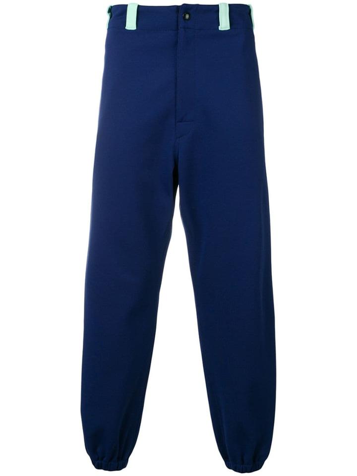 Marni Colour-block Trousers - Blue