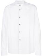 Balmain Mock Neck Shirt - White