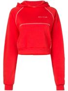 1017 Alyx 9sm Cropped Logo Hoodie - Red