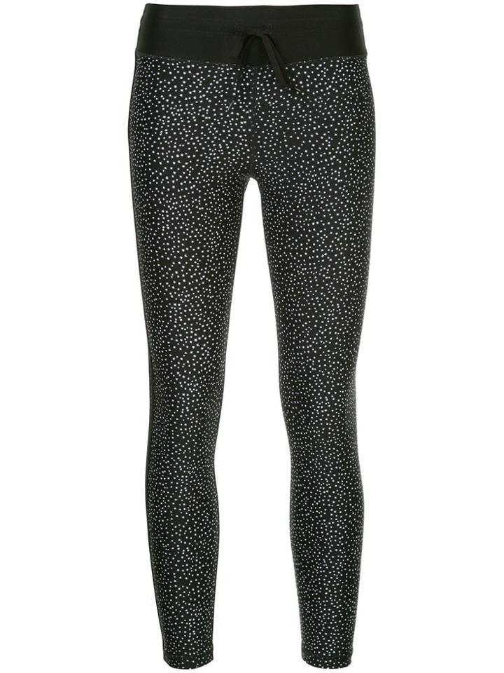 The Upside Star Printed Leggings - Black