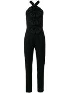 Givenchy Halter Bow Jumpsuit - Black