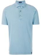 Drumohr Short Sleeved Polo Shirt - Blue