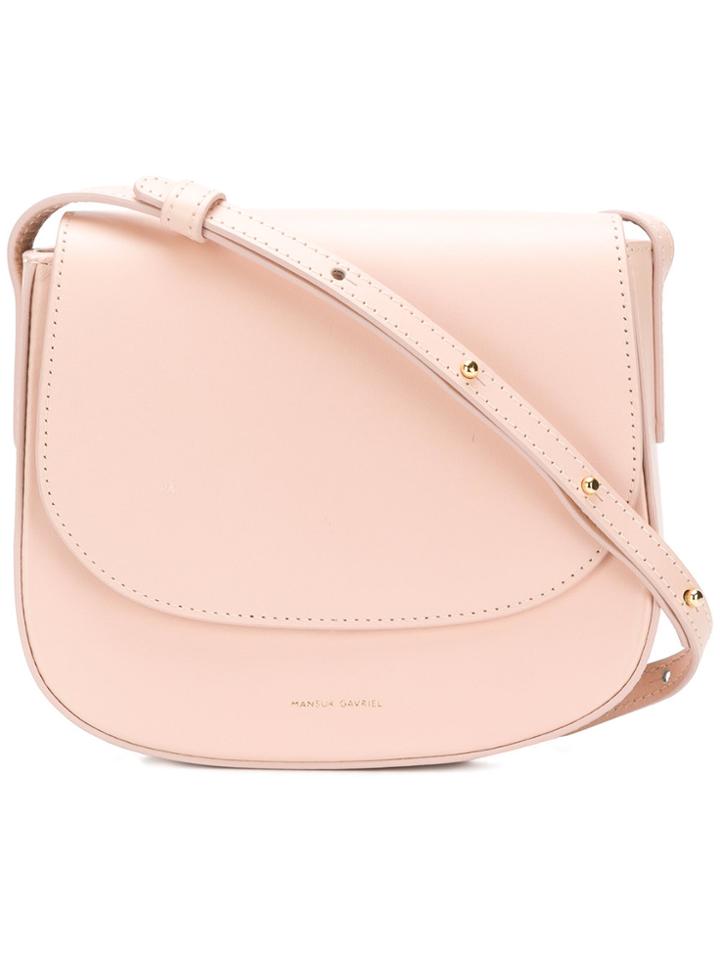 Mansur Gavriel Small Shoulder Bag - Pink & Purple
