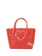 Anya Hindmarch Woven Tote - Red