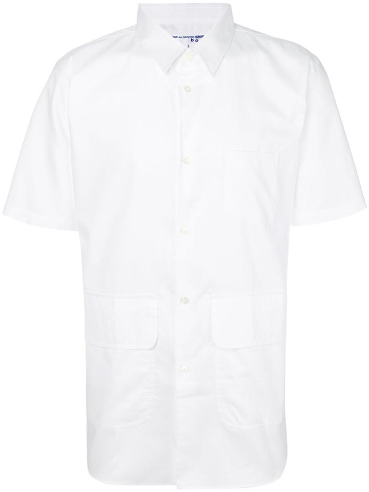 Comme Des Garçons Shirt Boys Pocket Detail Shirt - White