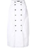 3x1 Jw Long Skirt - White