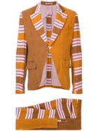 Comme Des Garçons Vintage Colour-block Two-piece Suit - Brown