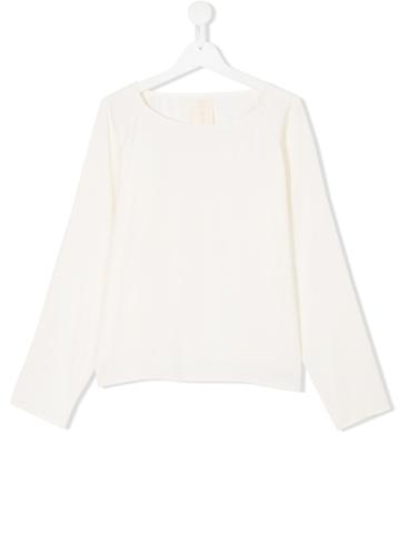 Max & Lola Crew Neck Top - Nude & Neutrals