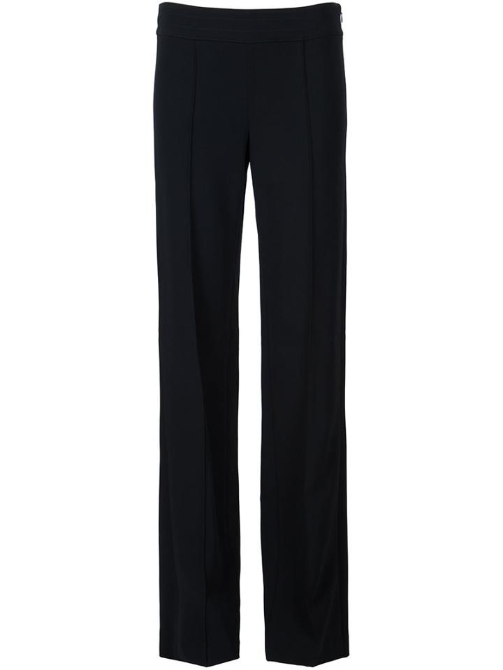 Victor Alfaro Bootcut Trousers, Women's, Size: 4, Black, Spandex/elastane/viscose