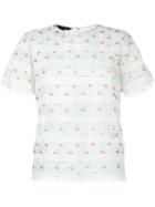 Marc By Marc Jacobs Lace Insert T-shirt Blouse