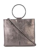 Thacker Nyc Metallic Finish Clutch - Grey